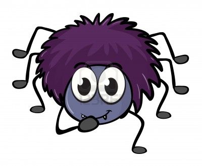 Spider clipart silly. Free funny purple cliparts