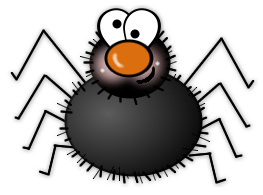 Halloween cliparts free download. Spider clipart silly