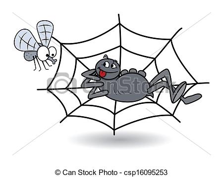 spider clipart the spider and the fly
