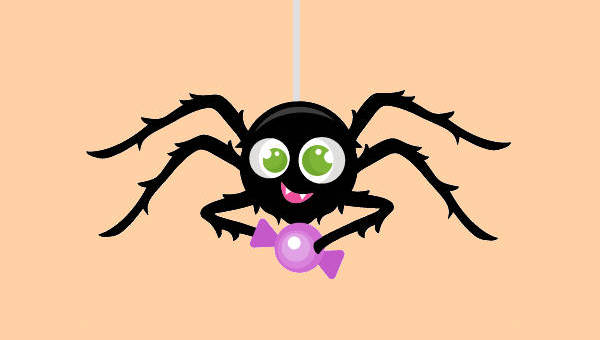  cliparts free vector. Spider clipart themed
