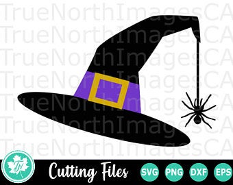 Hat etsy . Spider clipart witch