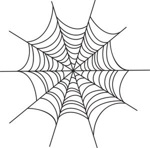 spider clipart cobweb