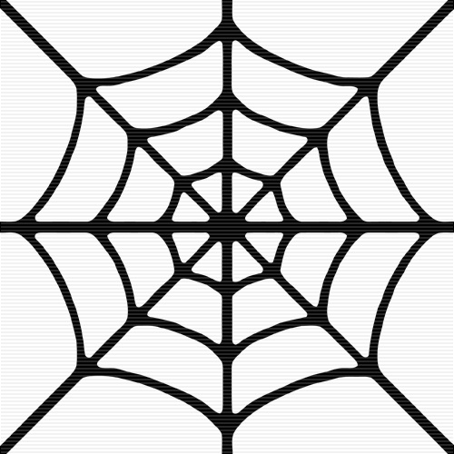 spiderweb clipart black and white