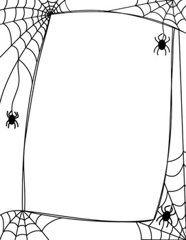 spiderweb clipart boarder