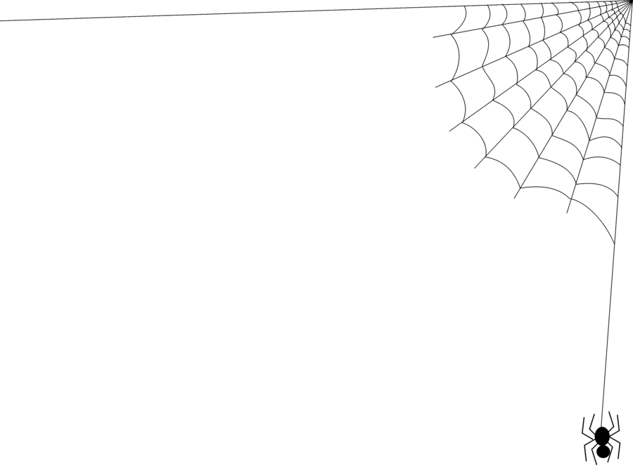 Spiderweb clipart border. Spider web etc wikiclipart