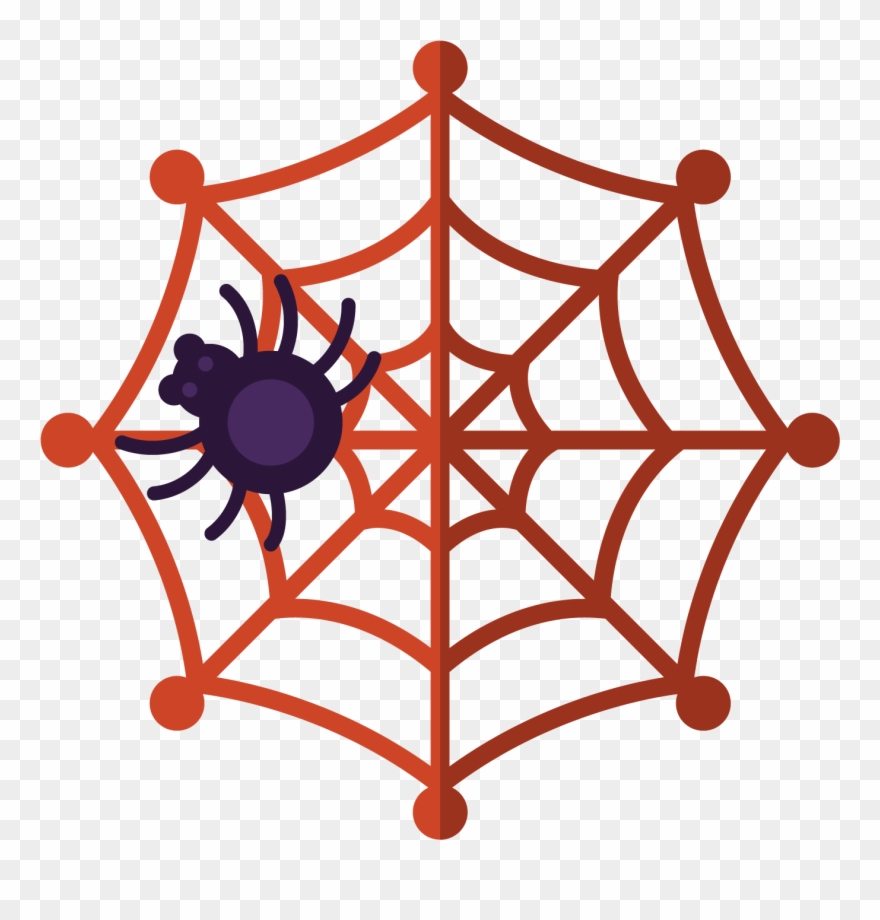 Spiderweb clipart cartoon. Spider with web png