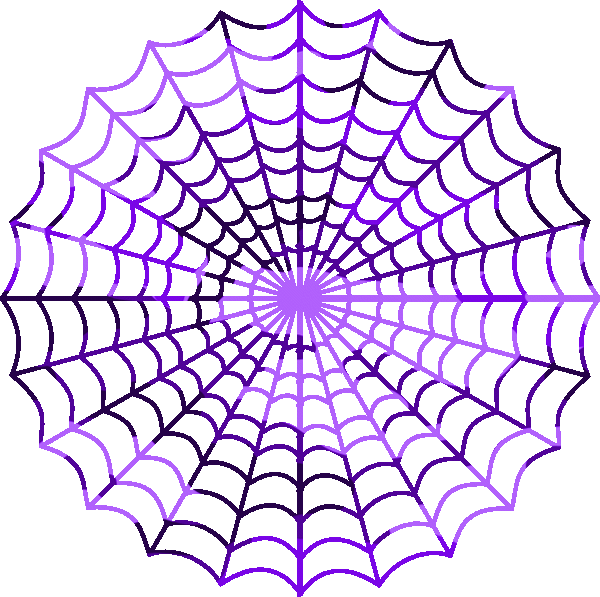 Camouflage purple spiders web. Spiderweb clipart cartoon