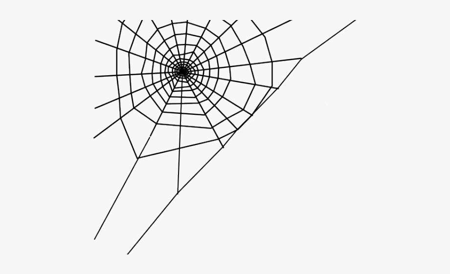 Spider man web png. Spiderweb clipart corner