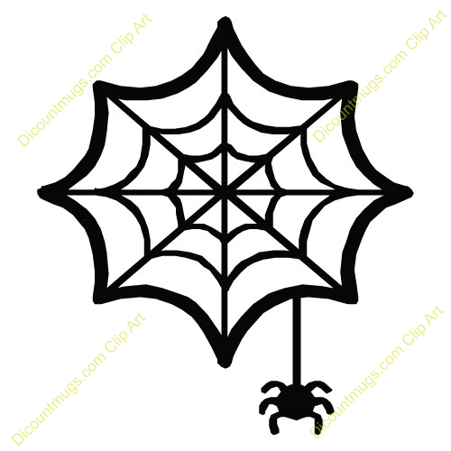 spiderweb clipart cute