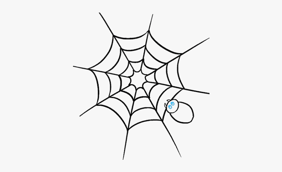 spider clipart drawn