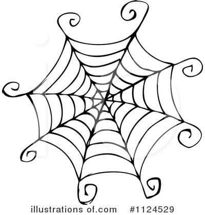 spiderweb clipart kid
