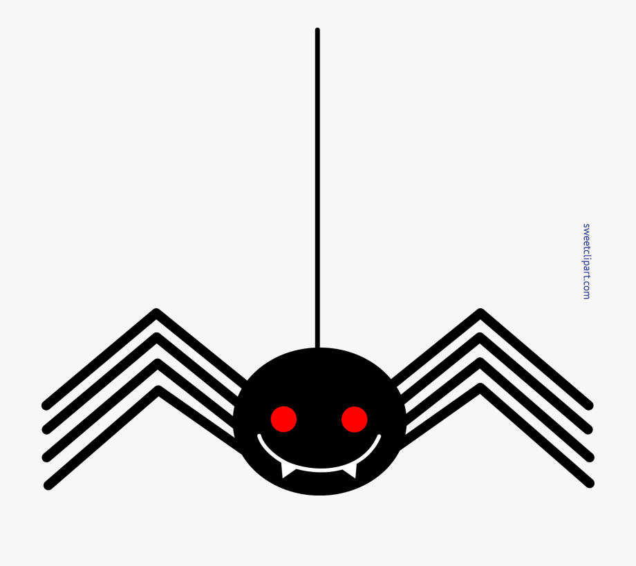 Halloween web thread clip. Spiderweb clipart spooky spider