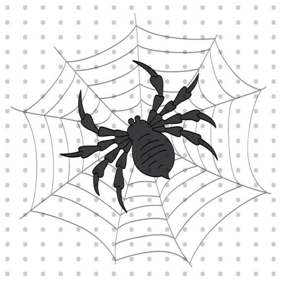 Web clip art graphics. Spiderweb clipart spooky spider