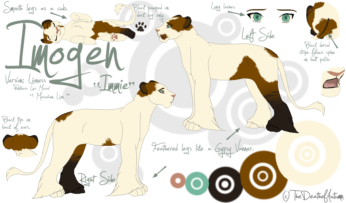 Imogen reference masaii lioness. Spine clipart vertebrate