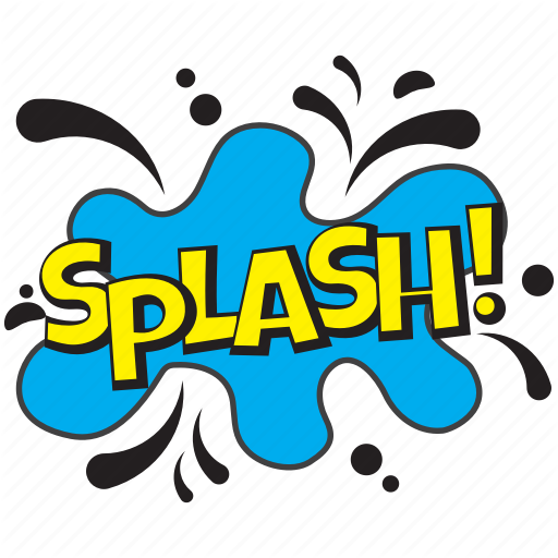 splash clipart comic