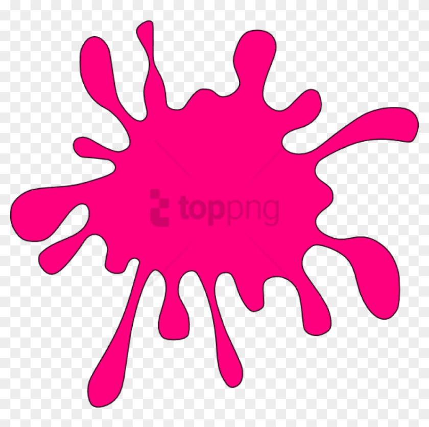 splash clipart pink colour