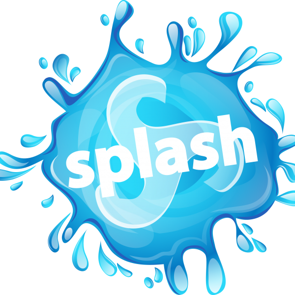 splash clipart pool time