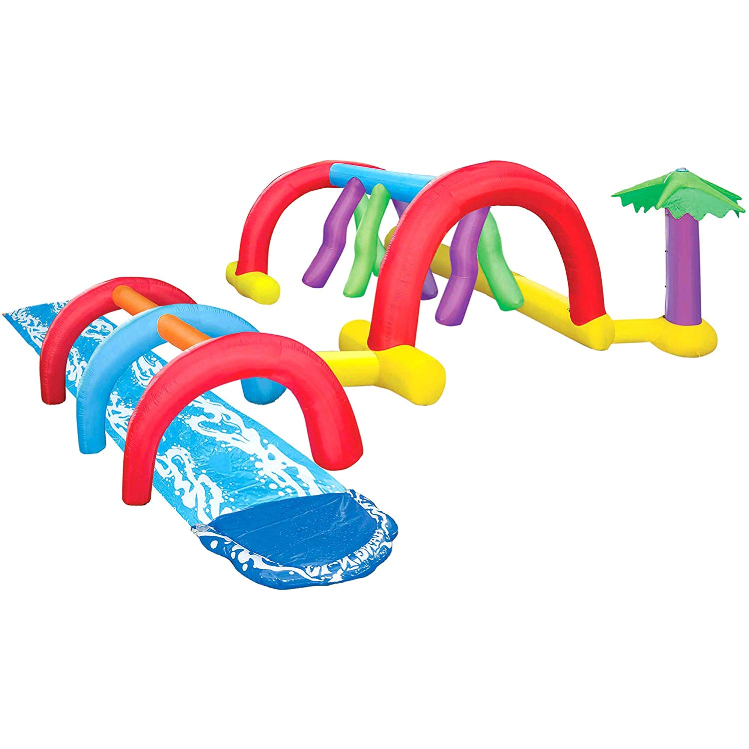 Amazon com inflatable adventure. Splash clipart slip n slide