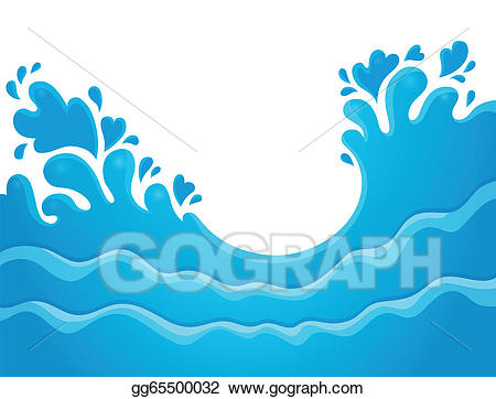 Vector illustration water image. Splash clipart theme