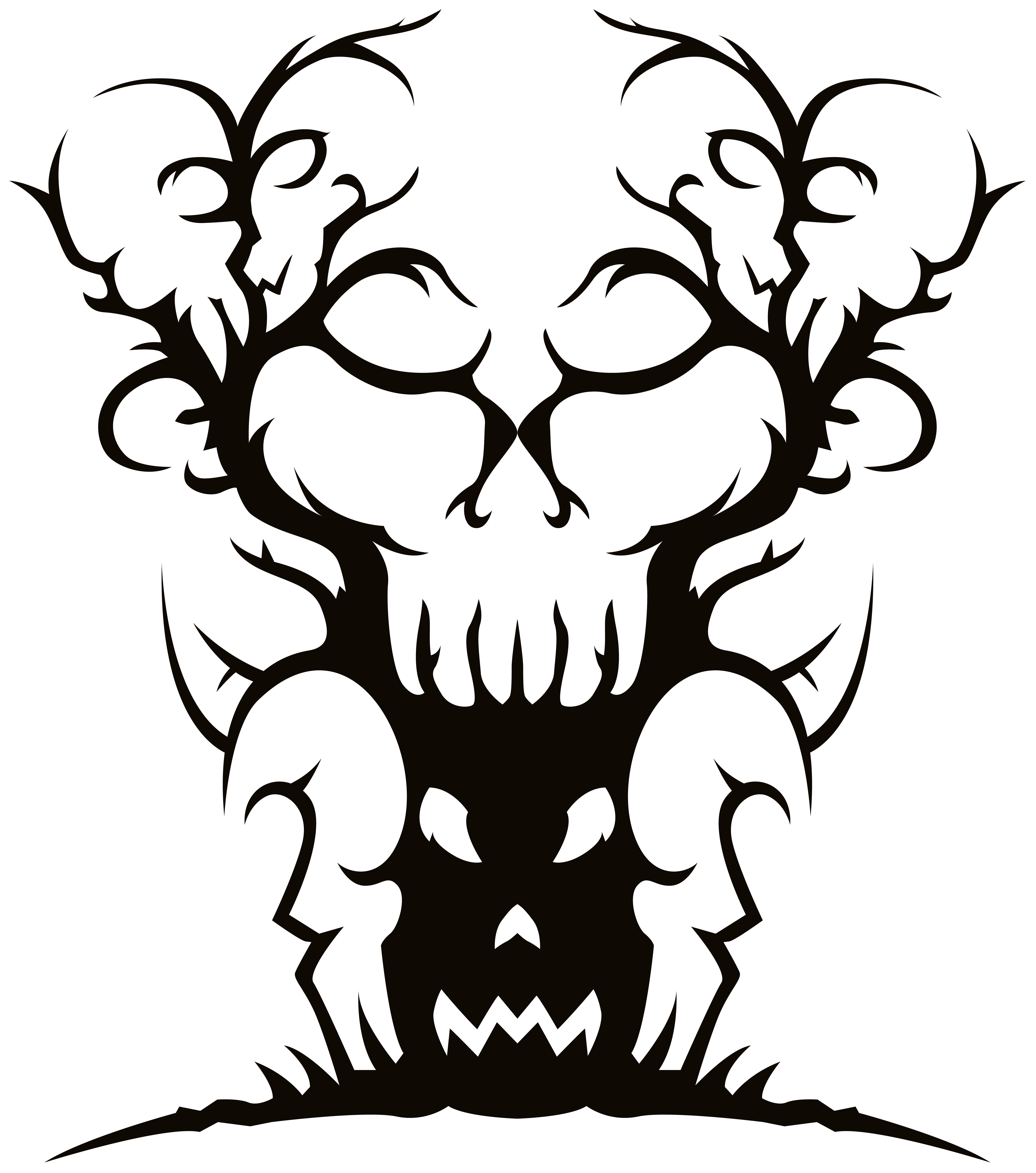 Scary spooky tree png. Spiderweb clipart creepy