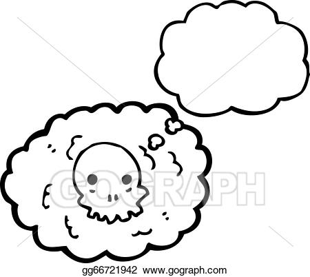 spooky clipart cloud
