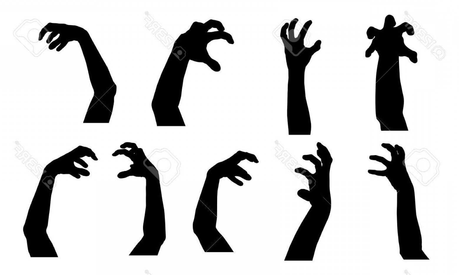 Creepy Hands Clip Art