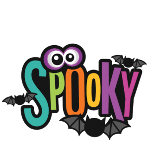 Spooky clipart day. Freebie of the title