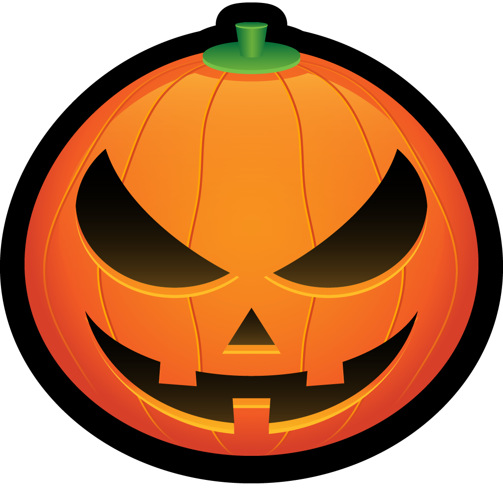 spooky clipart evil pumpkin