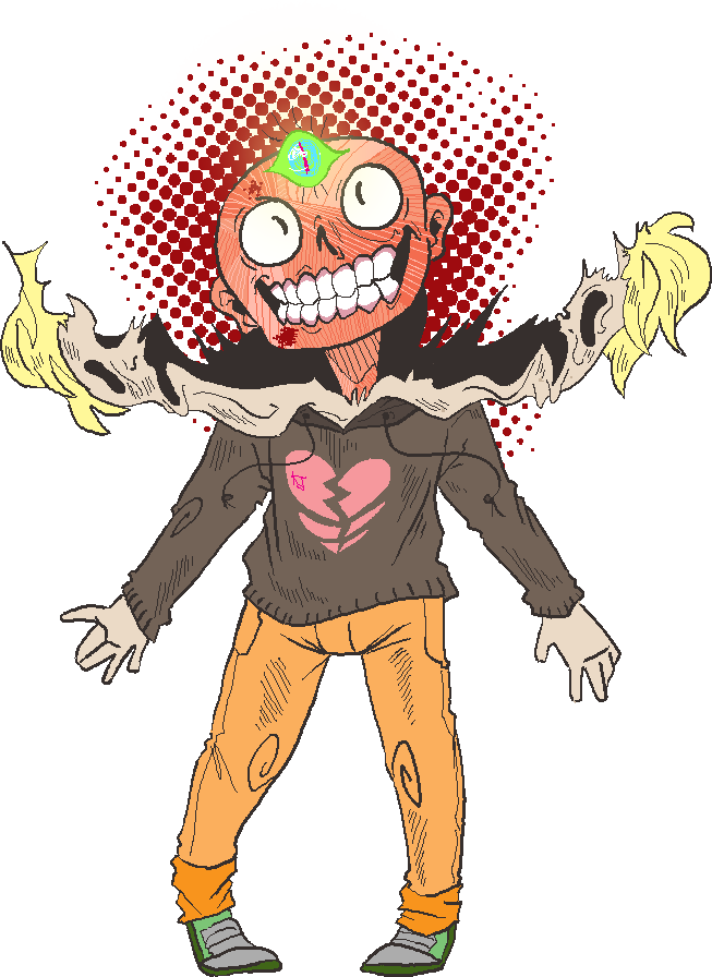 spooky clipart halloween person
