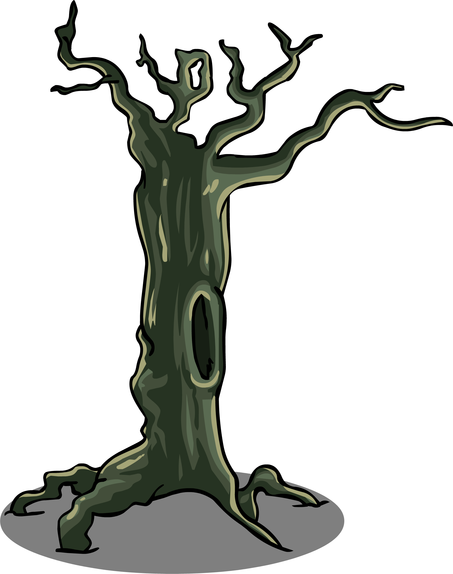 Creepy Tree Clip Art