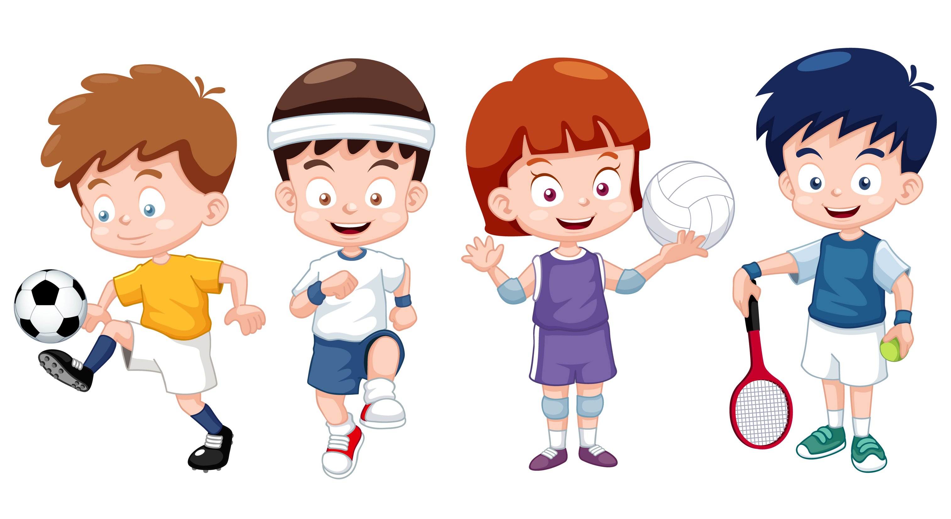 sports clipart children's