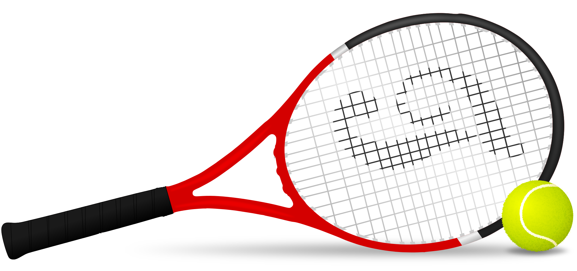 Sports clipart racket sport. File tennis rack svg