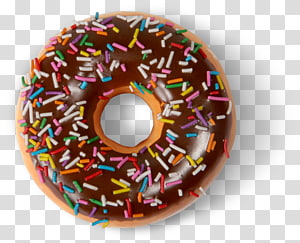 Doughnut with dunkin donuts. Sprinkles clipart chocolate sprinkle