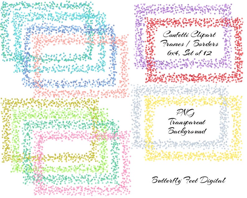 Sprinkles clipart frame, Sprinkles frame Transparent FREE for download