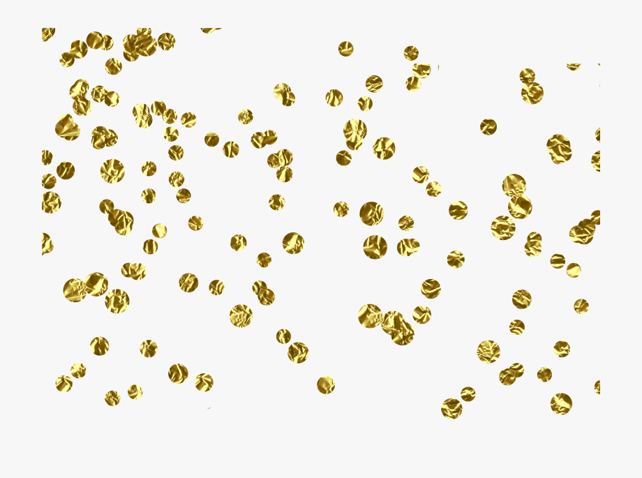 Confetti png transparent golden. Sprinkles clipart gold