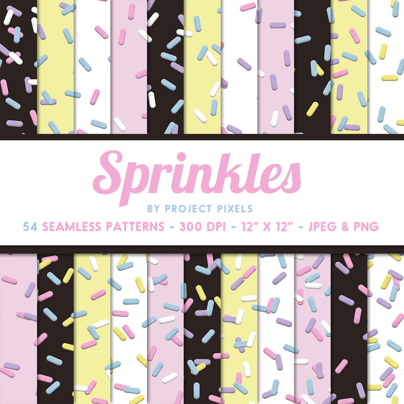 sprinkles clipart pastel sprinkle