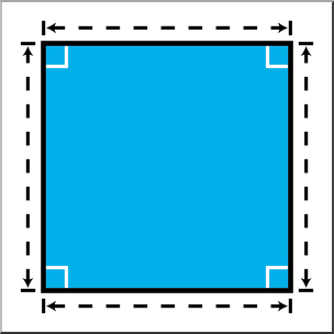 square clipart basic shape