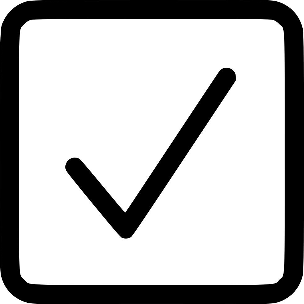 square clipart check box