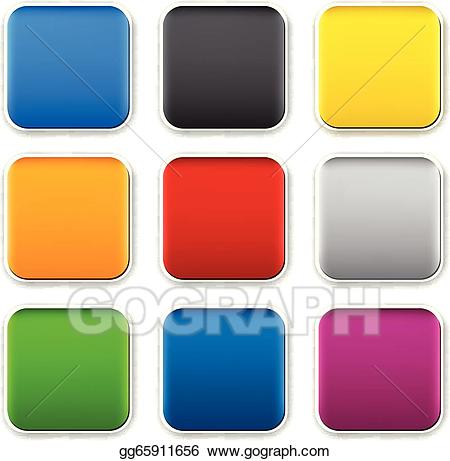 square clipart colored square