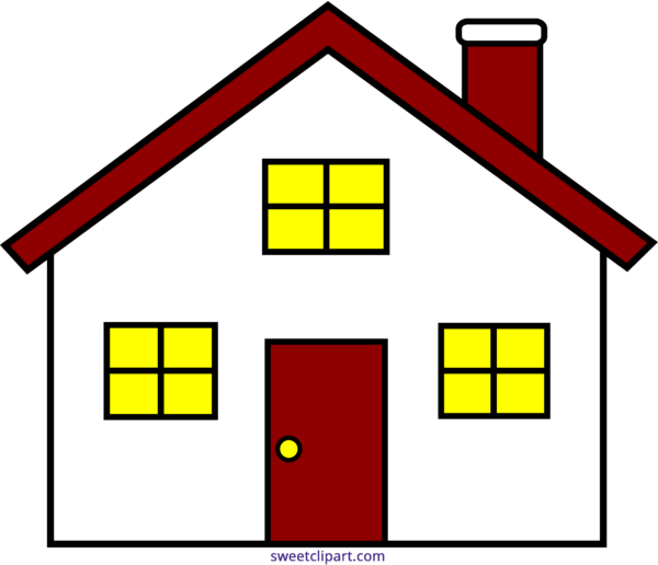 square clipart house clipart