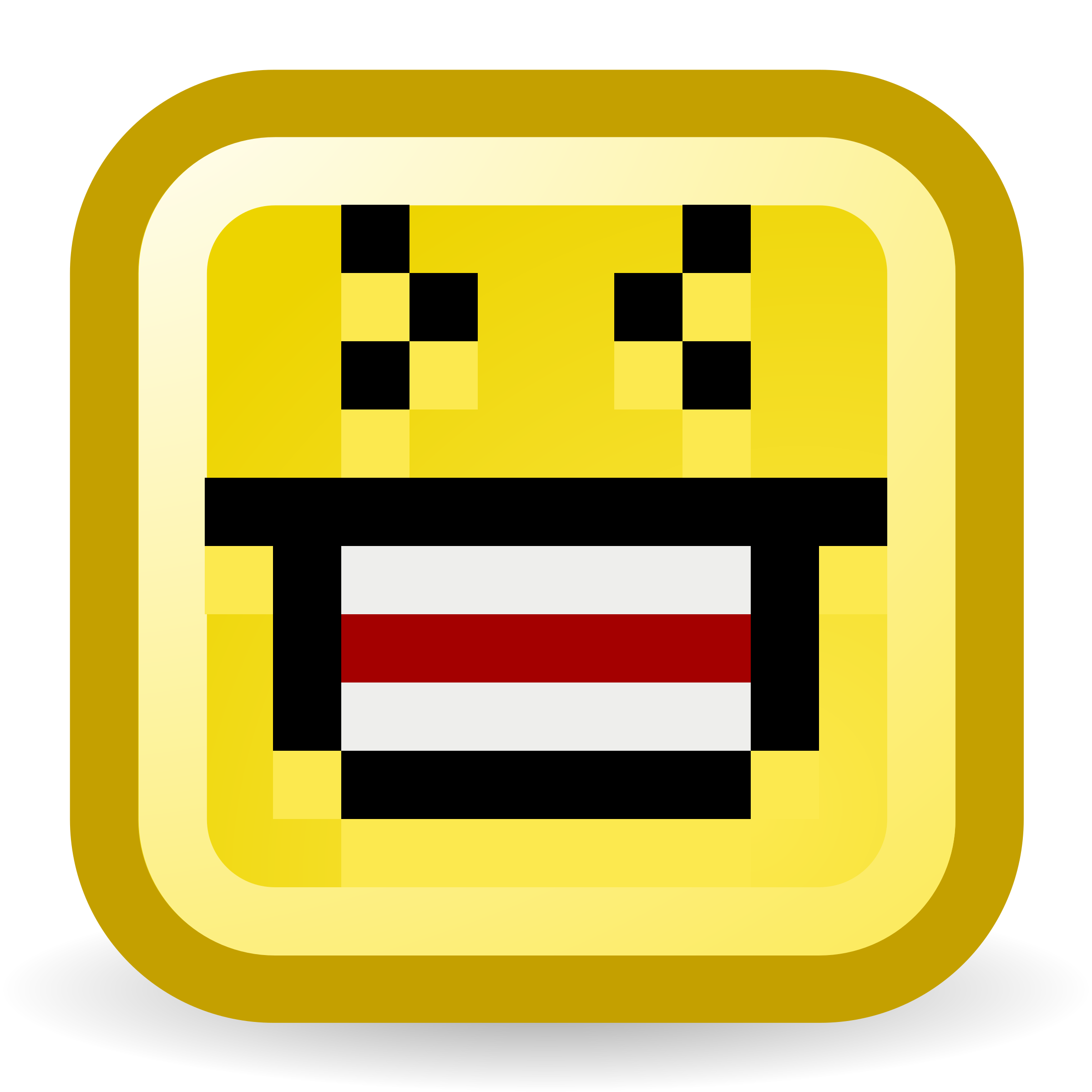 Square clipart smile. With a beard big