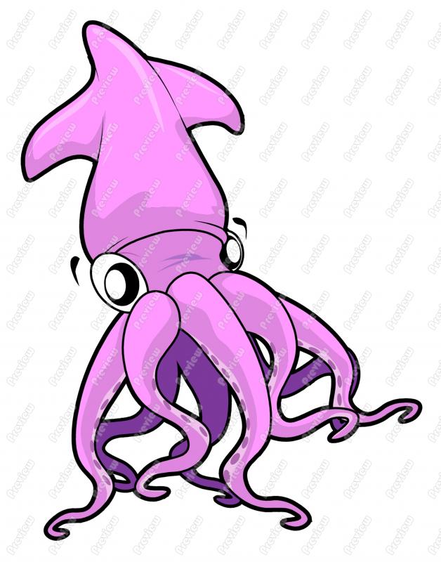  clipartlook. Squid clipart animated