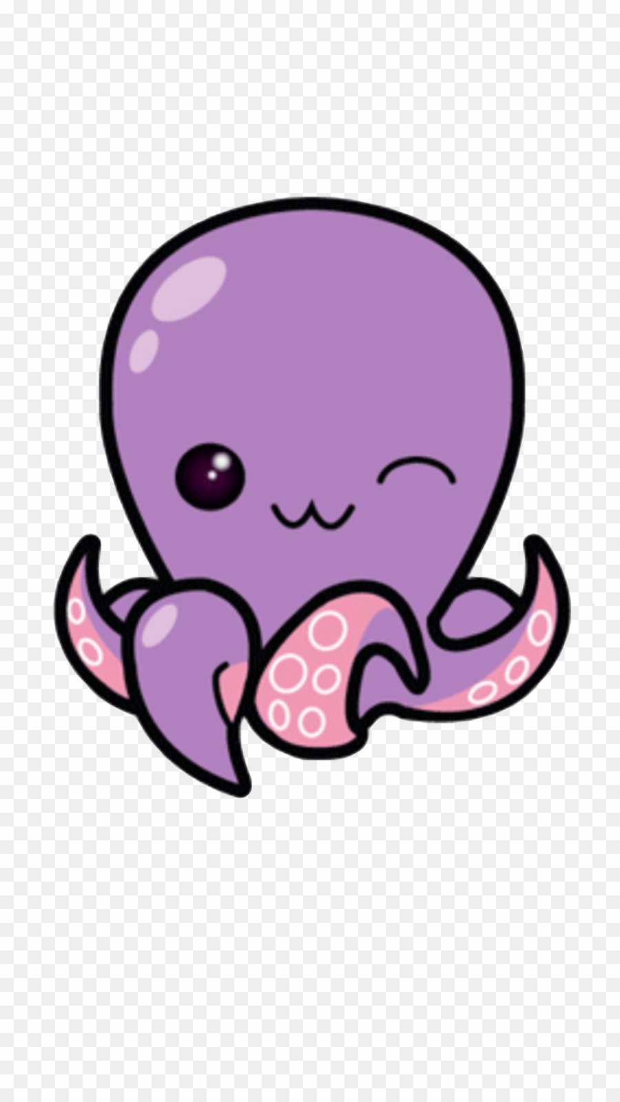 squid clipart cute