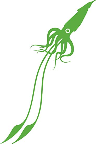 Squid clipart green octopus. Free download clip art