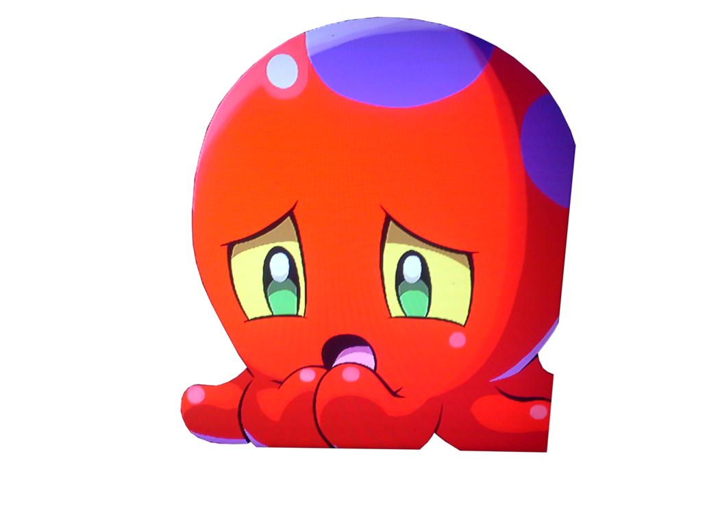 squid clipart sad