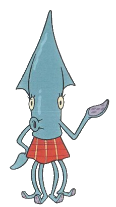 squid clipart spongebob friend