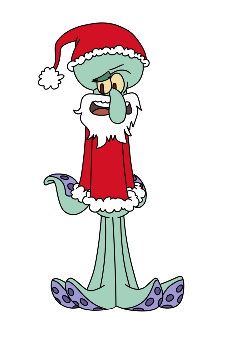 squid clipart squidward