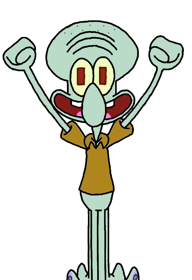 squid clipart squidward