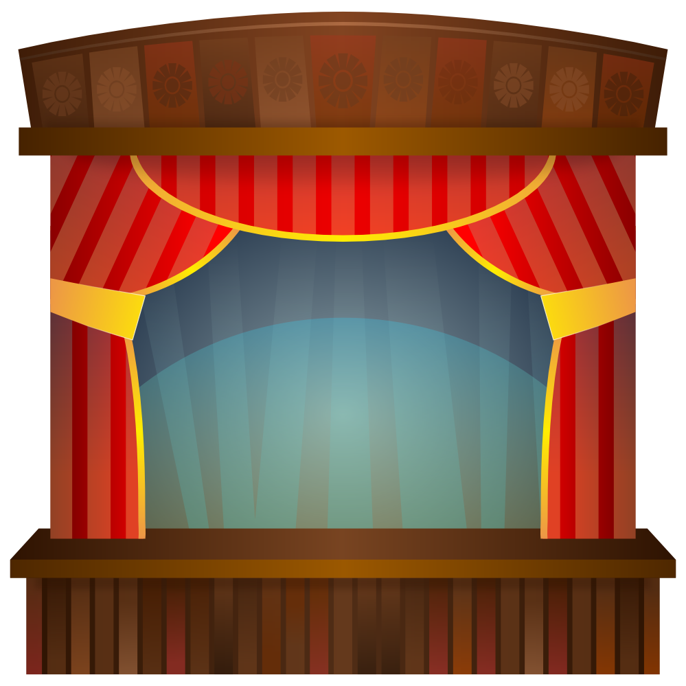 curtain clipart carnival