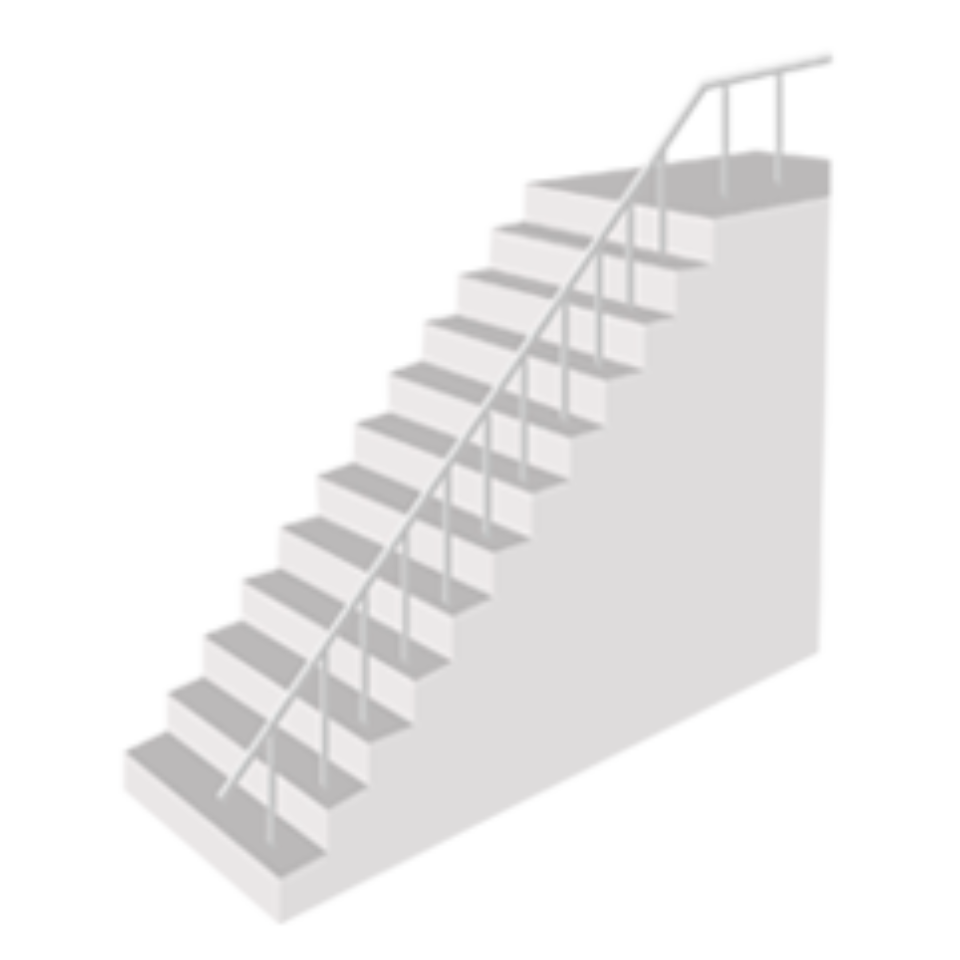 staircase clipart 6 step